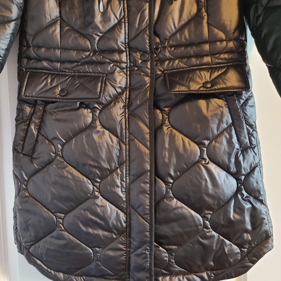 Sam Eldemen Black Quilted Jacket Size Small - Picture 8 of 10